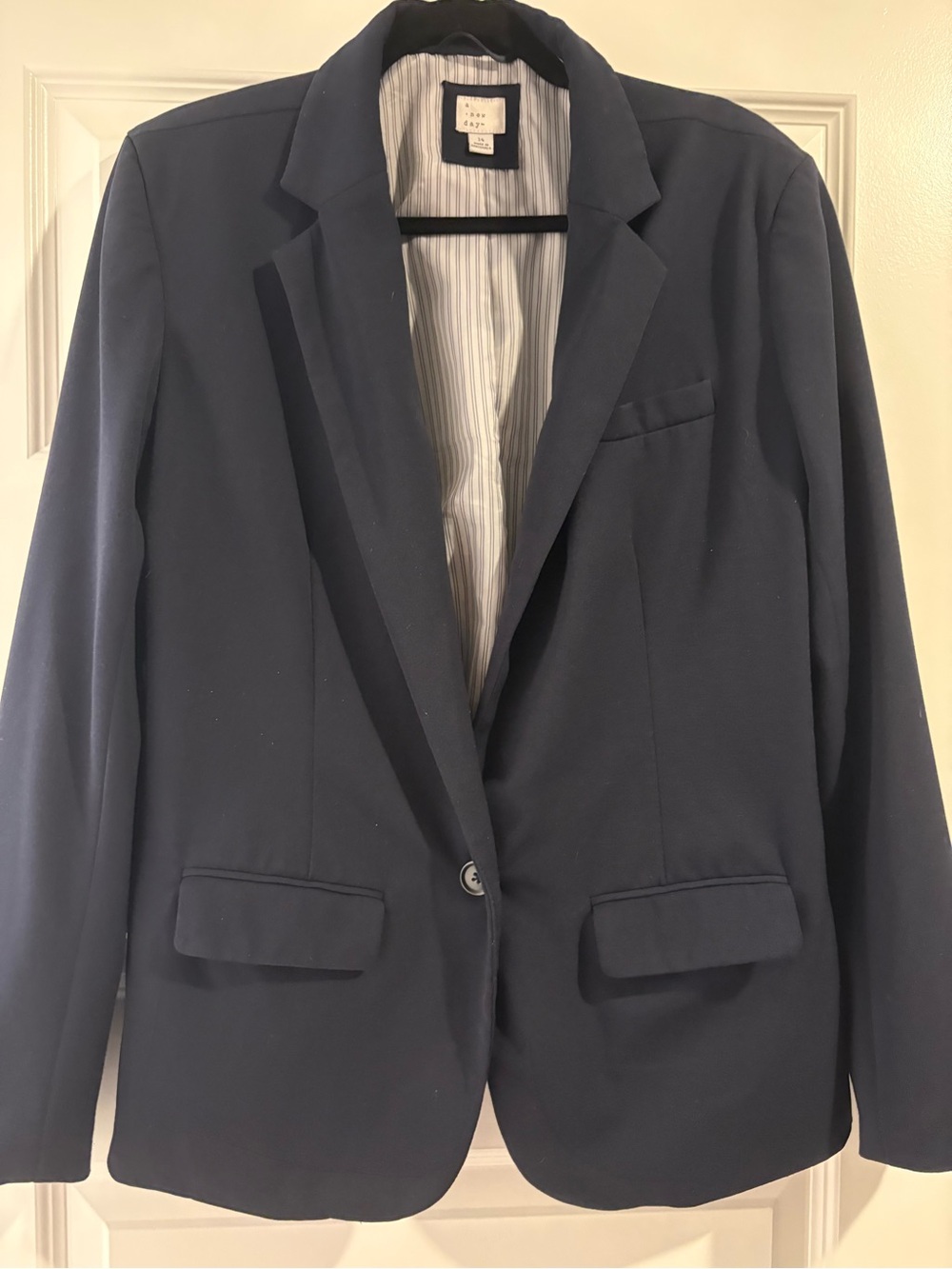 Women's Navy Blazer Jacket - a new day